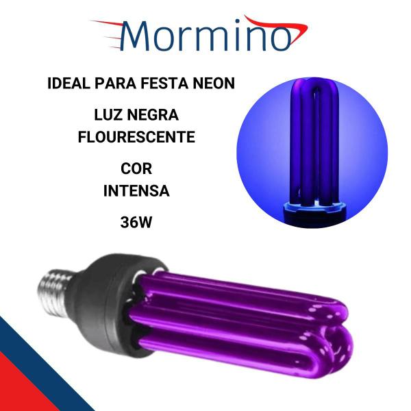 Imagem de Lâmpada UV Luz Negra Com tinta Spray Cabelo Verde Neon