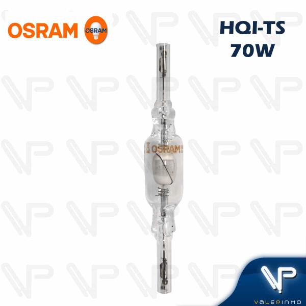 Imagem de Lâmpada vapor metálico duplo contato osram      70w 3000k(branco quente)rx7s hqi-ts wdl