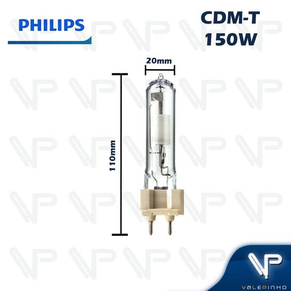 Imagem de Lâmpada vapor metálico philips cdm-t        150w 4200k(branco neutro)g12