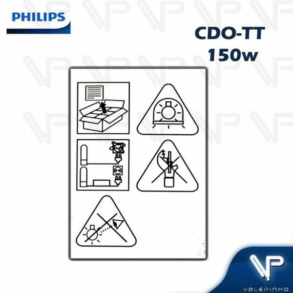 Imagem de Lâmpada vapor metálico philips cdo-tt 150w 4200k(branco neutro)e40