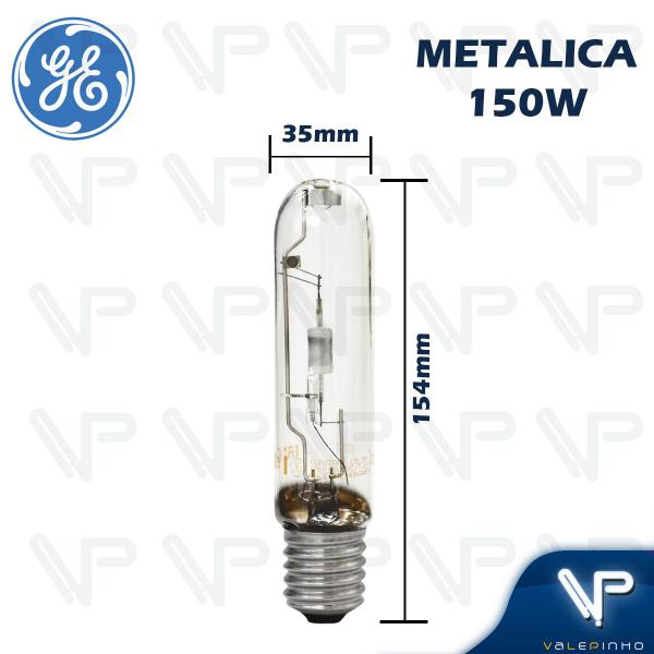 Imagem de Lâmpada vapor metálico tubular 150w 4200k(branco neutro)e40 kit12