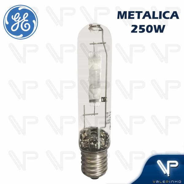 Imagem de Lâmpada vapor metálico tubular ge 250w 6000k(branco frio)e40 arc