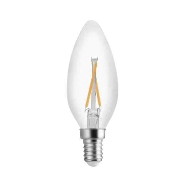 Imagem de Lampada vela filamento 2w 2400k e14 127v save energy