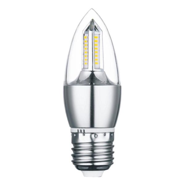 Imagem de Lâmpada Vela Led 4w E27 Branco Quente Branco Frio P Lustre - Ctb