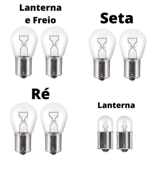 Imagem de Lampadas fiat tipo 1993 a 1997 pisca freio lanterna e re