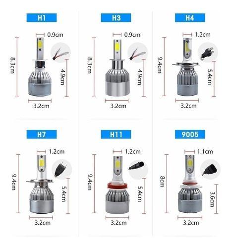 Imagem de Lâmpadas Led Farol C6 H3 Aaatop