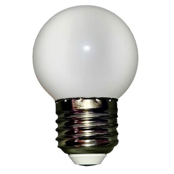 Imagem de Lâmpadas Led Mini Bulbo Bolinha E27 1w Color Branco Quente -110V