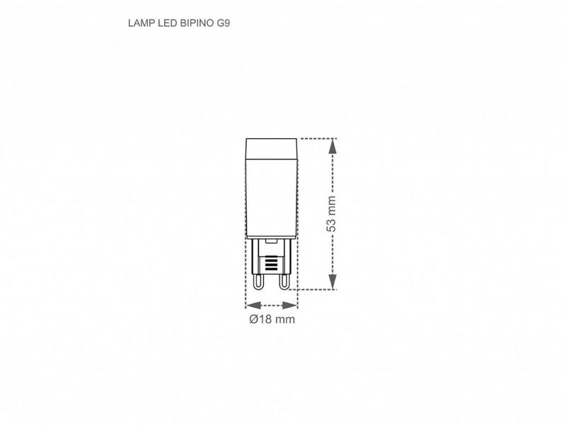 Imagem de Lâmpadas led taschibra  g9 25/3w autovolt