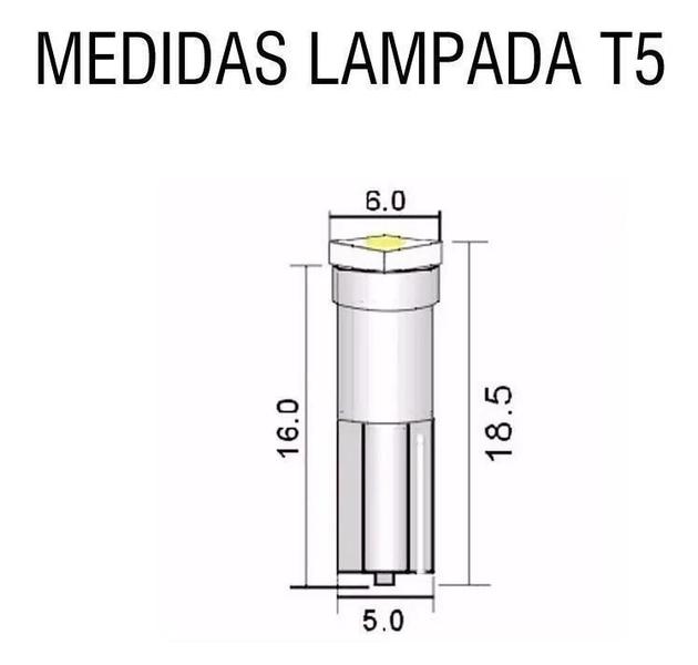 Imagem de Lâmpadas Pinguinho T5 LED Verde 12V - 10 Unidades