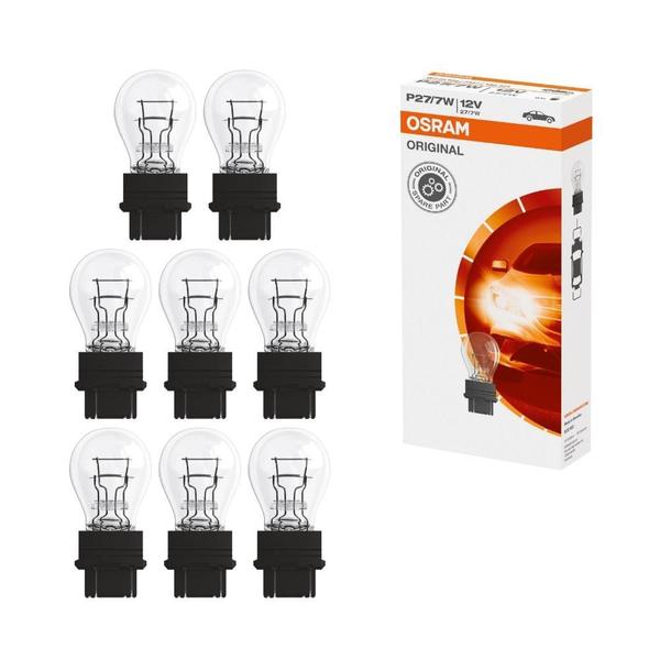 Imagem de Lâmpadas S8 Wedge Base P27/7w Osram Cx 10 Peças 12v 27/7w 3157 Original