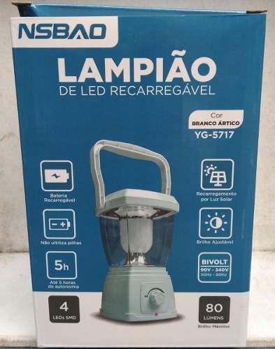 Imagem de Lampião De Led, Carregamento Solar Nsbao Yg-5717