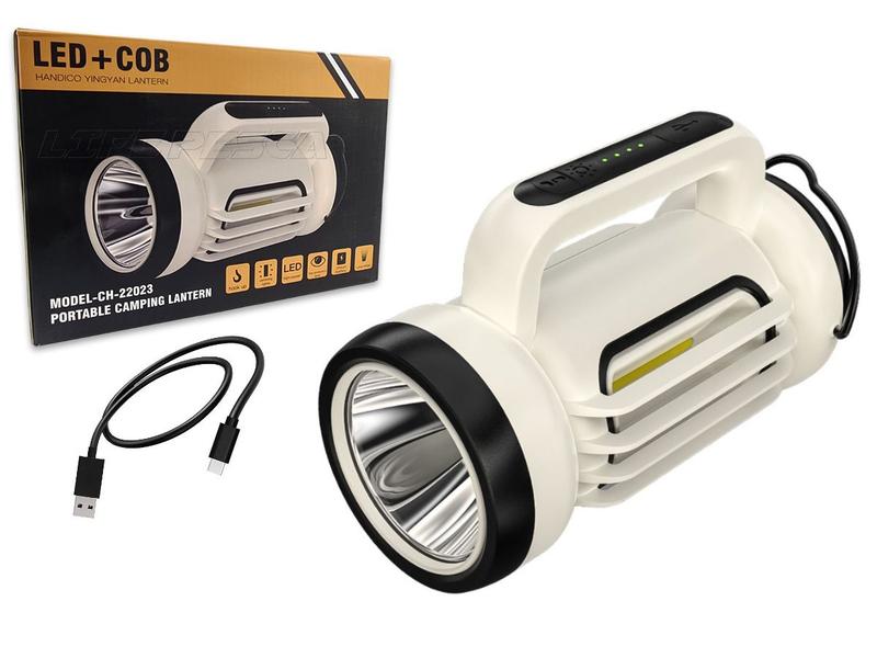 Imagem de Lampião e Lanterna 200w Led Recarregável Albatroz Fishing - LYD-003