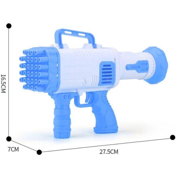 Imagem de Lança Bolhas Sabão Mod: Metraladora 32 Buracos Cor:ul