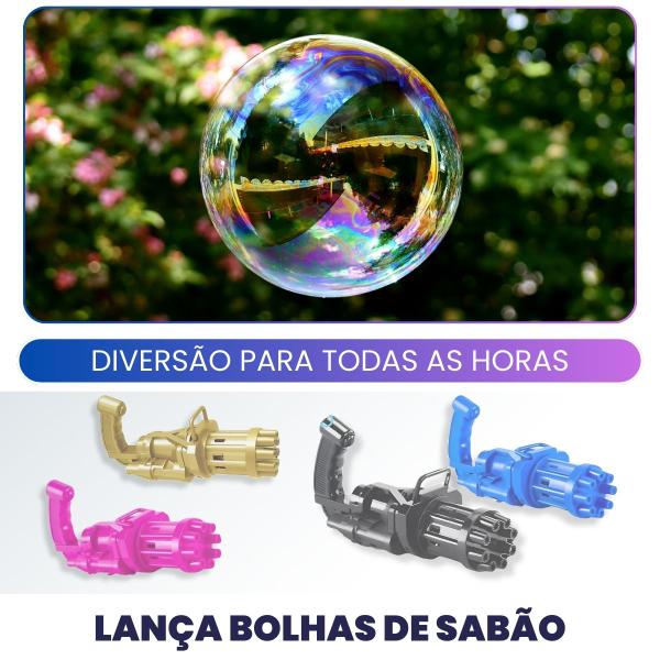 Imagem de Lança Bolhas Turbo Rosa Brasilflex 