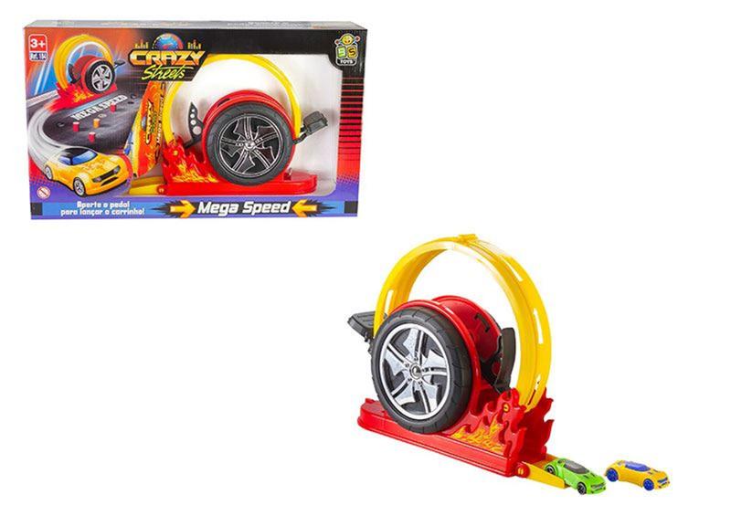 Imagem de Lança Carros Mega Speed 2 Carrinhos - Bs Toys RV-454