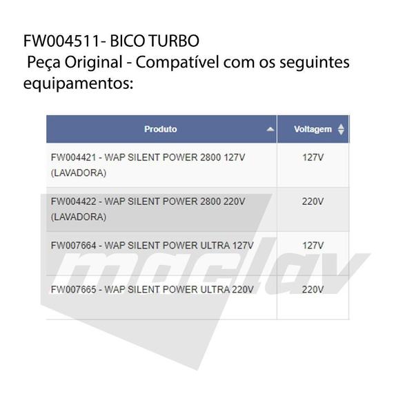 Imagem de Lança Com Bico Turbo Para Wap Silent Power 2800 - Fw004511