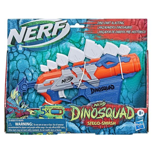 Imagem de Lança Dardos Nerf Dino Squad Stego Smash F0806 Hasbro