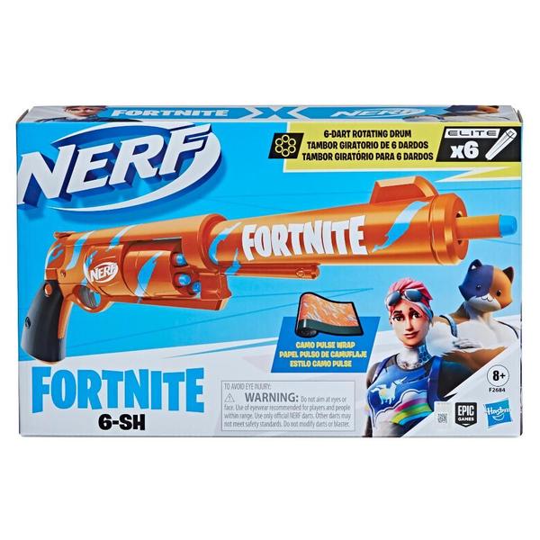 Lança Dardos Nerf Fortnite 6 SH F2684 Hasbro Imagem de Lança Dardos Nerf Fortnite 6 SH F2684 Hasbro