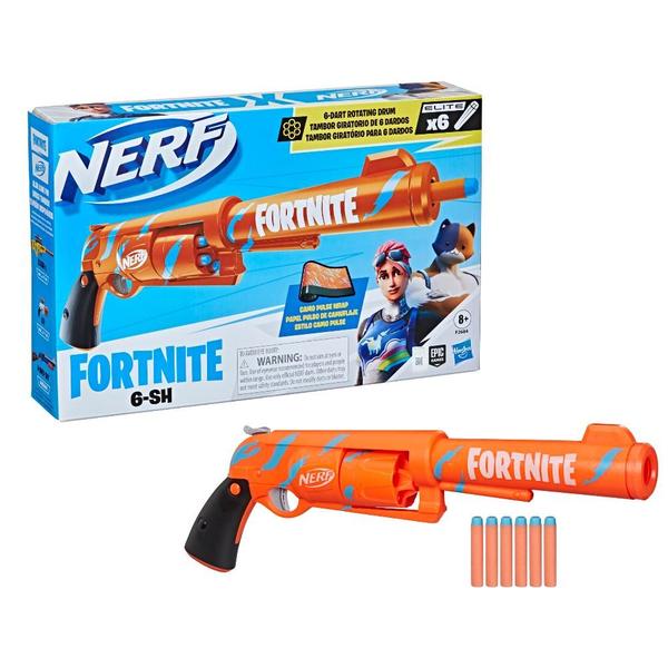 Lança Dardos Nerf Fortnite 6 SH F2684 Hasbro Imagem de Lança Dardos Nerf Fortnite 6 SH F2684 Hasbro