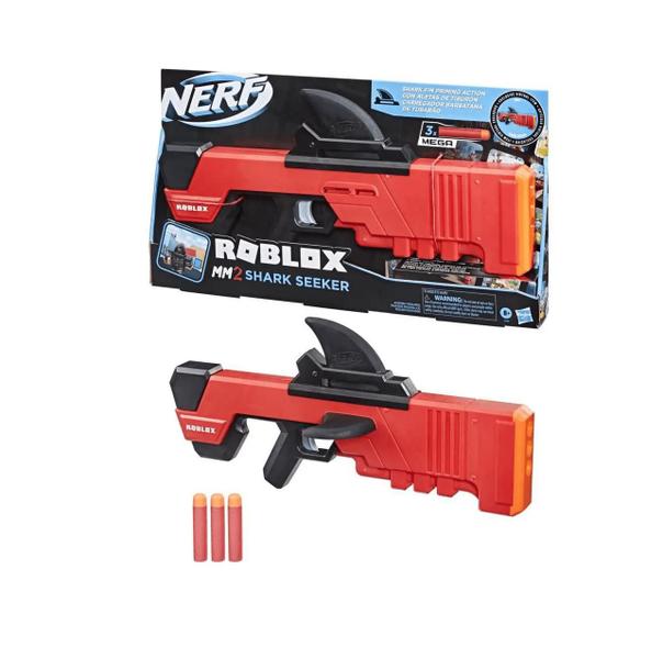 Imagem de Lança Dardos Nerf Roblox MM2 Shark Seeker Hasbro