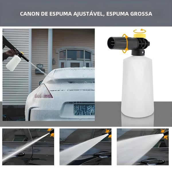 Imagem de Lança Geradora de Espuma de Neve 750ml para Lavadoras de Pressão Nilfisk, Karcher, Stihl e Huter