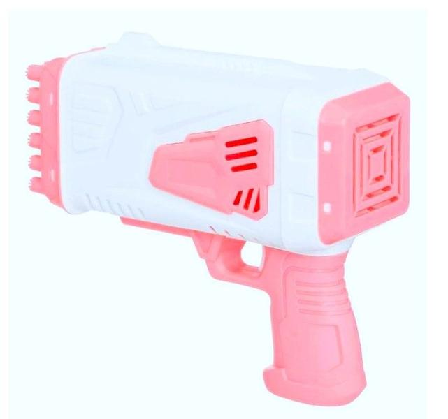 Imagem de Lançador de Bolhas com Luz Bubble Gun Rosa