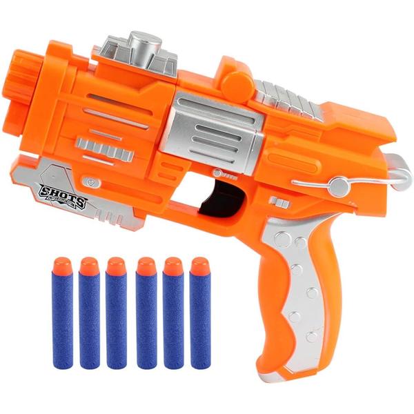 Lançador de Dardo Soft Gun Brinquedo Infantil Bbr Toys Presente Menino Imagem de Lançador de Dardo Soft Gun Brinquedo Infantil Bbr Toys Presente Menino