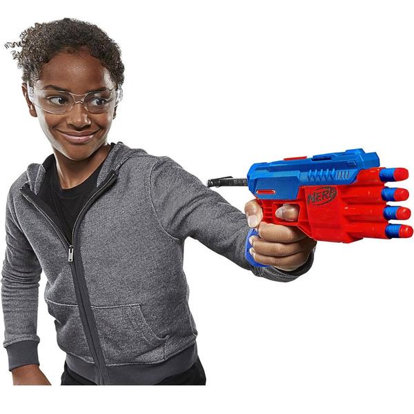 Lançador de Dardos Nerf Alpha Strike Claw QS-4 Hasbro Imagem de Lançador de Dardos Nerf Alpha Strike Claw QS-4 Hasbro