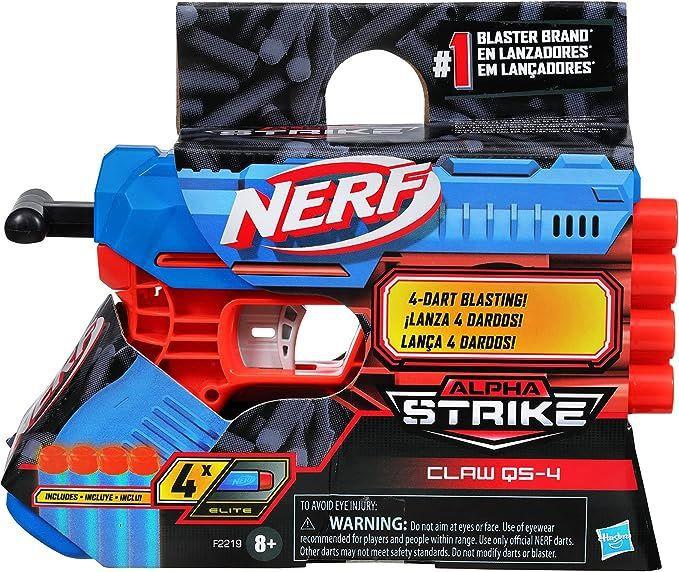 Lançador de Dardos Nerf Alpha Strike Fang Claw QS-4 Hasbro Imagem de Lançador de Dardos Nerf Alpha Strike Fang Claw QS-4 Hasbro