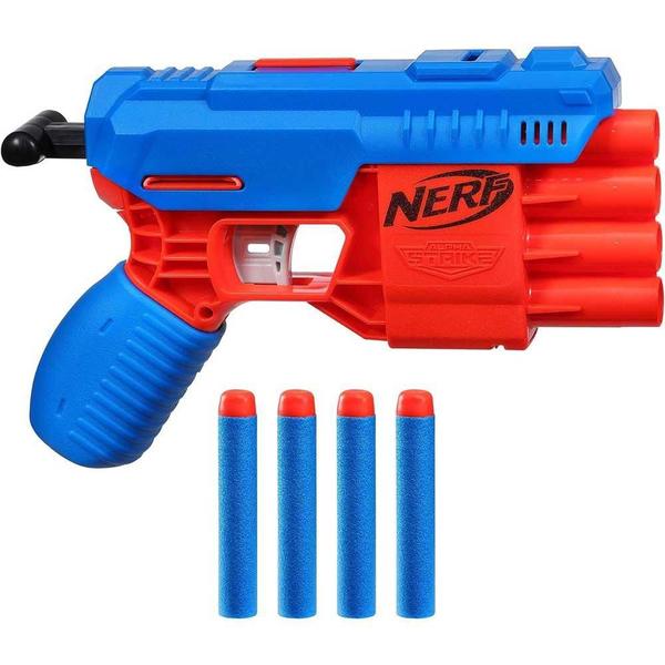 Imagem de Lançador De Dardos Nerf Alpha Strike Hasbro 4 Dardos F2219