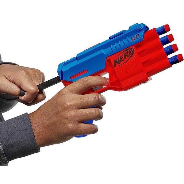 Imagem de Lançador De Dardos Nerf Alpha Strike Hasbro 4 Dardos F2219