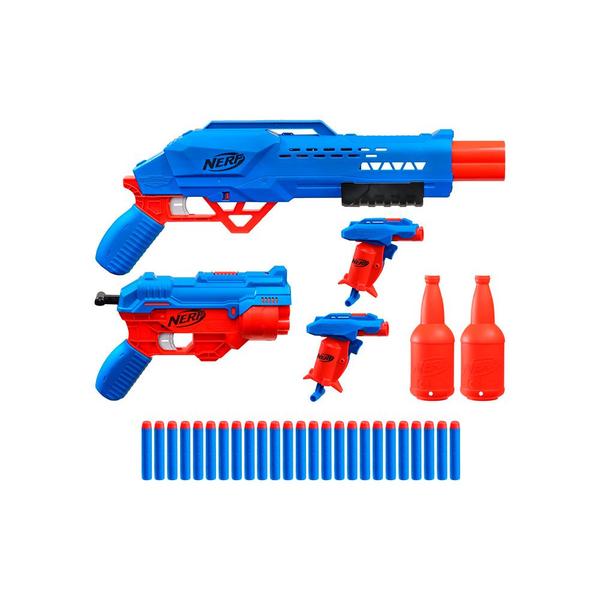 Lançador de Dardos Nerf Alpha Strike Kit Missão Secreta F2556 - Hasbro Imagem de Lançador de Dardos Nerf Alpha Strike Kit Missão Secreta F2556