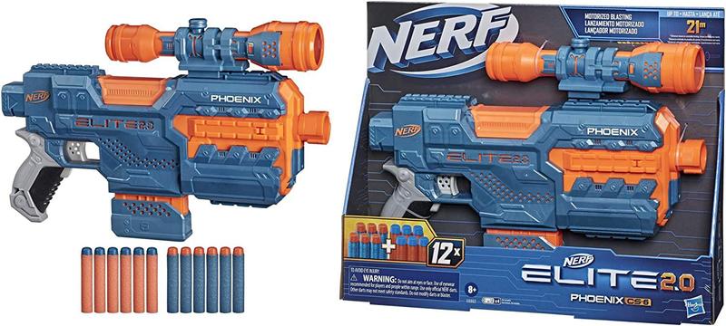 Imagem de Lançador De Dardos  Nerf  Elite 2.0 Phoenix Cs 6 Hasbr