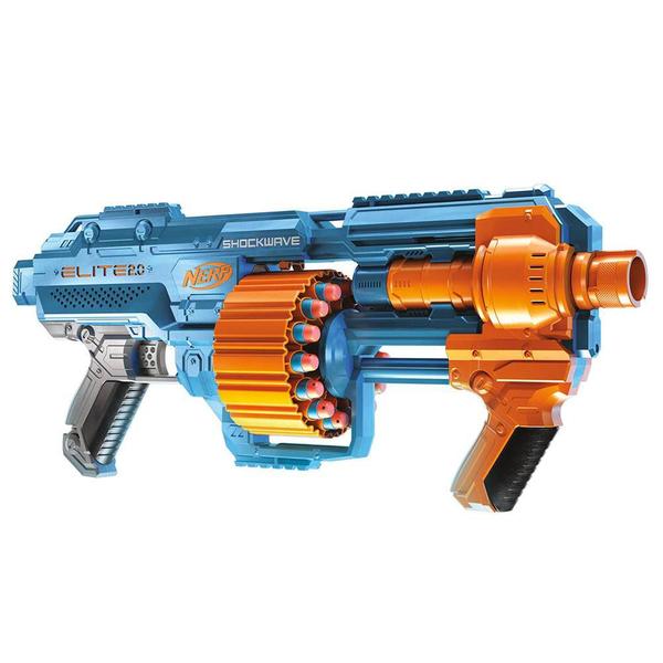 Lançador de Dardos Nerf - Elite 2.0 - Shockwave RD-15 - Hasbro Imagem de Lançador de Dardos Nerf - Elite 2.0 - Shockwave RD-15 - Hasbro
