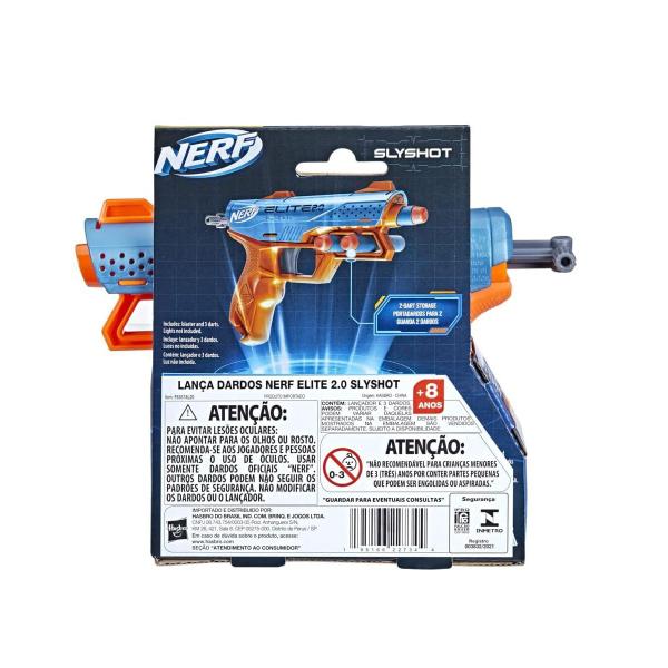Lançador de Dardos Nerf Elite 2.0 Slyshot Hasbro Imagem de Lançador de Dardos Nerf Elite 2.0 Slyshot Hasbro