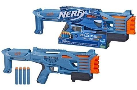 Imagem de Lançador De Dardos Nerf Elite 2.0 Tetrad Qs-4 Hasbro F5026