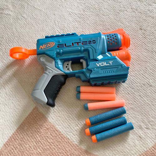 Lançador De Dardos Nerf Elite Volt Sd-1 Com Mira Laser