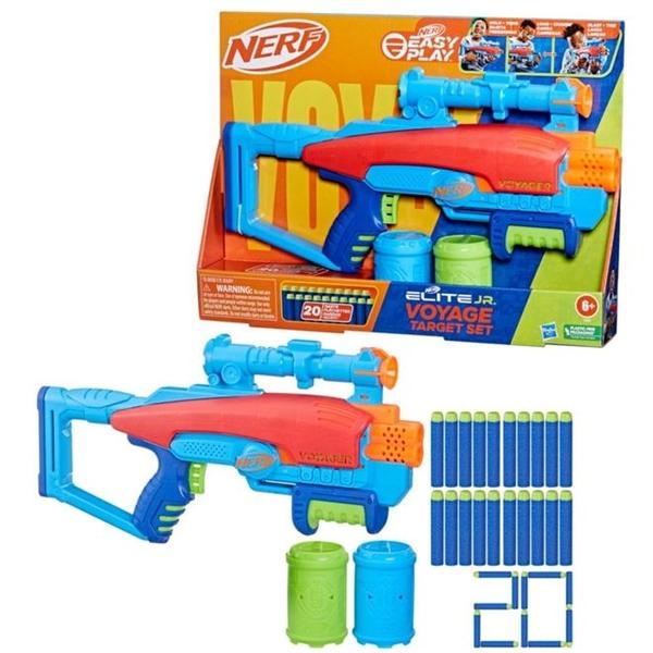 Imagem de Lançador de dardos Nerf Elite Jr Voyage Target - Hasbro F6361