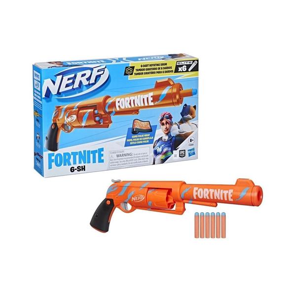 Lançador de Dardos Nerf Fortnite 6-SH Hasbro Imagem de Lançador de Dardos Nerf Fortnite 6-SH Hasbro