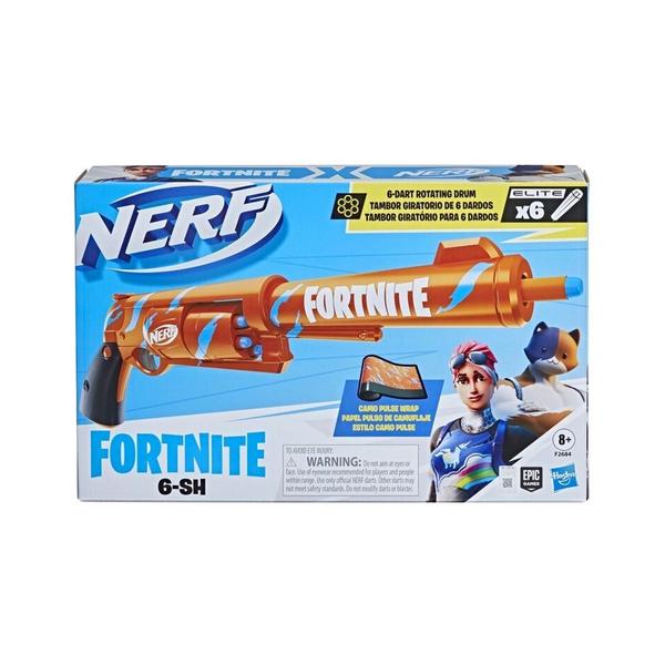 Lançador de Dardos Nerf Fortnite 6-SH Hasbro Imagem de Lançador de Dardos Nerf Fortnite 6-SH Hasbro