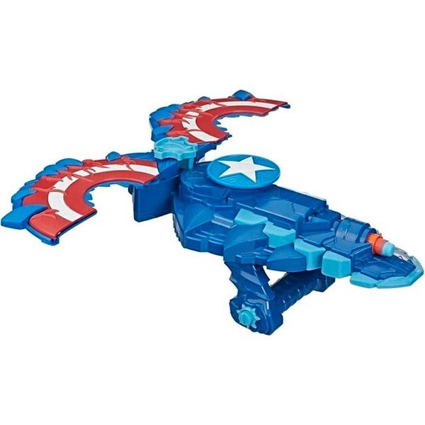 Imagem de Lançador de Dardos - Nerf - Marvel Mech Strike - Capitão América - Hasbro