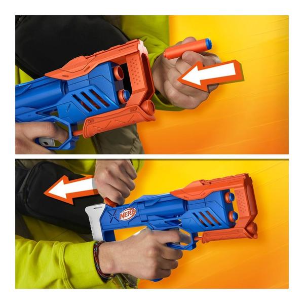 Imagem de Lançador de Dardos Nerf N - Triple Action 12 Dardos - F9841 - Hasbro