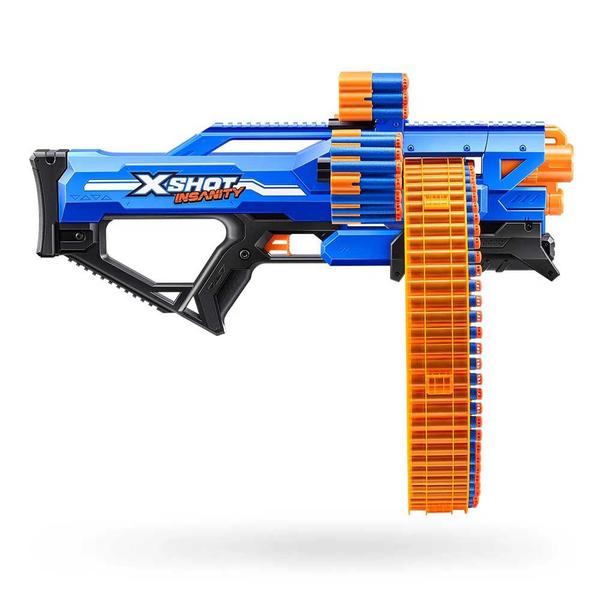 Lançador de Dardos - X-Shot Insanity - Mad Mega Barrel - 72 Dardos - Candide Imagem de Lançador de Dardos - X-Shot Insanity - Mad Mega Barrel - 72 Dardos - Candide