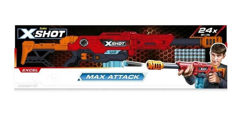 Imagem de Lançador De Dardos - X-Shot Red - Max Attack - Candide