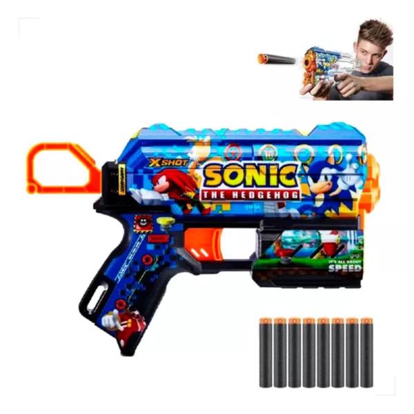 Imagem de Lançador De Dardos Xshot Brinquedo Arma Sonic Candide