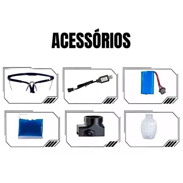 Lançador de Gel Automático e Cheio de Ação! - MAIZU Imagem de Lançador de Gel Automático e Cheio de Ação!