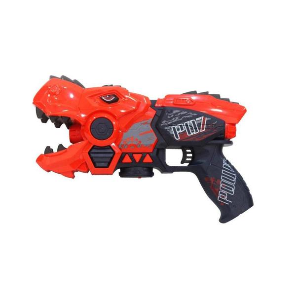 Lançador De Vapor Com Som Luz Tirano Shot Dinossauro 43526 - Toyng Imagem de Lançador De Vapor Com Som Luz Tirano Shot Dinossauro 43526