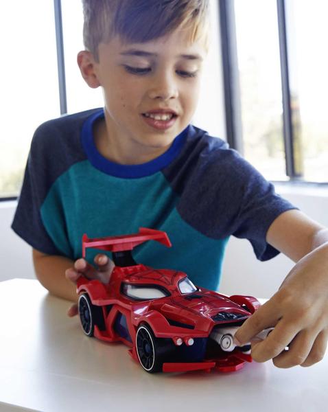 Imagem de Lançador de web-car Toy Hot Wheels Marvel Spider-Man com carro