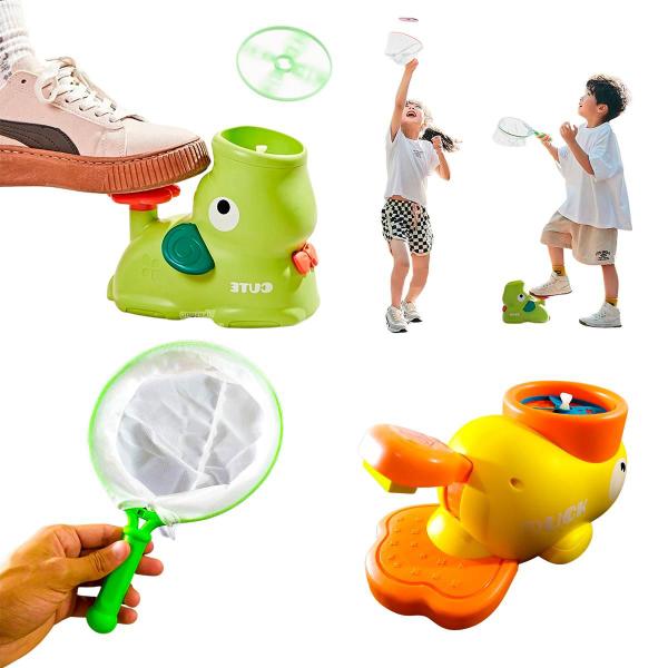 Lançador Disco Voador Fly Play Brinquedo Ganha Asas Voador Imagem de Lançador Disco Voador Fly Play Brinquedo Ganha Asas Voador