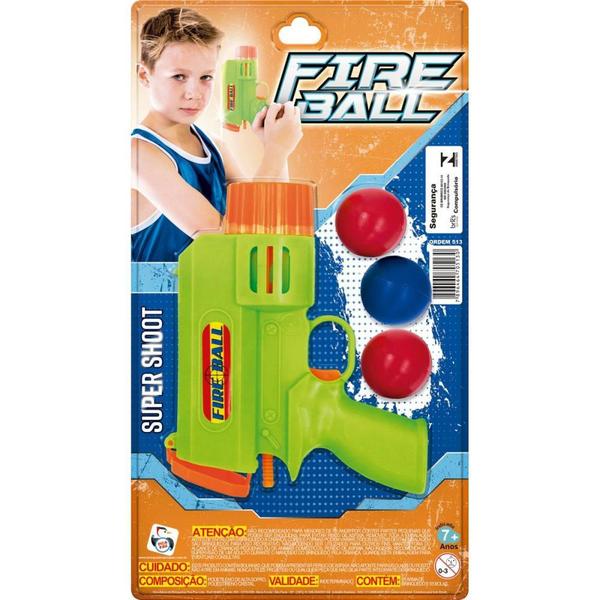 Lançador Fire BALL com 3 Bolinhas - Pica Pau Imagem de Lançador Fire BALL com 3 Bolinhas